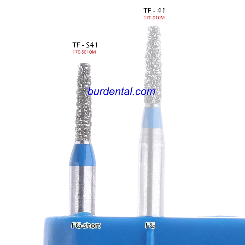 170-S021M Flat End Taper Diamond Bur FG Medium grit