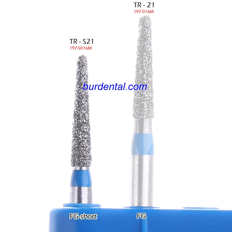 199-S018M Round End Taper Diamond Bur FG Medium grit