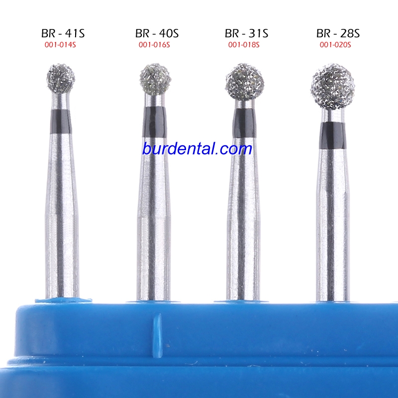 001-030S Round Diamond Bur FG Super-coarse grit