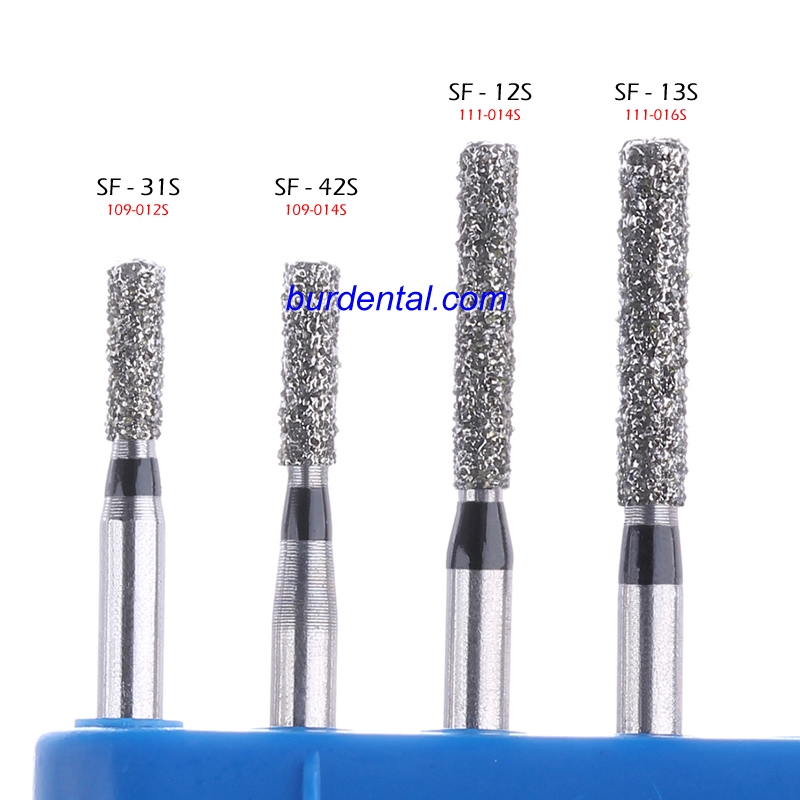 109-010S Flat End Cylinder Diamond Bur FG Super-coarse grit