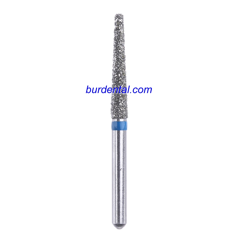 169-010M/TF-41 FG Standard Flat Cone/Taper head 1mm Blue Medium Diamond Bur FG