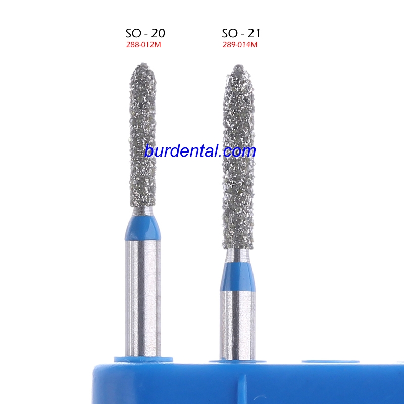 288-010M Torpedo Diamond Bur FG Medium grit