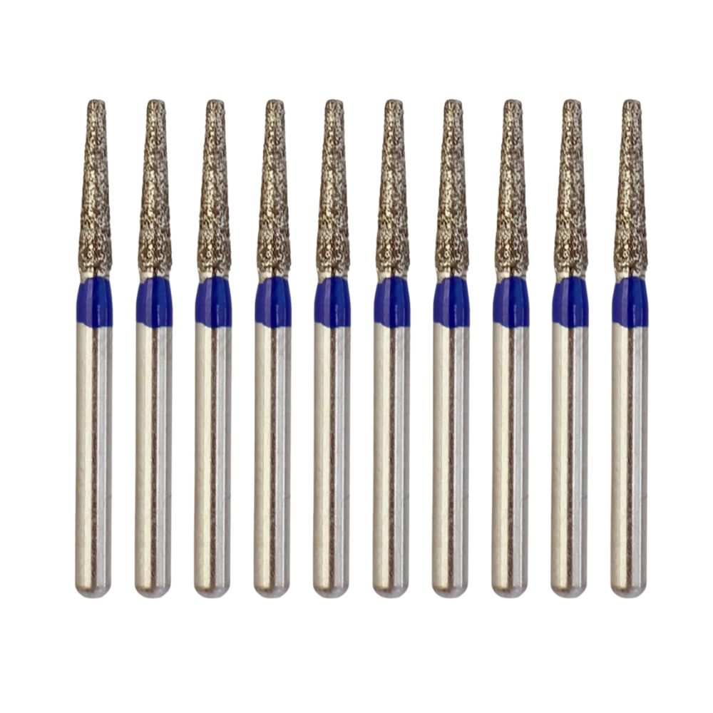 173-014M Flat Cone/taper Diamond Bur FG Medium grit