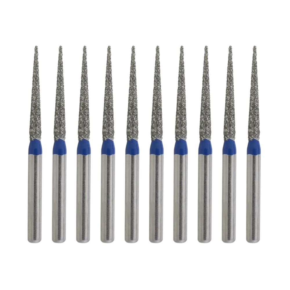 166-014M Fresa de diamante en forma de aguja FG grano medio