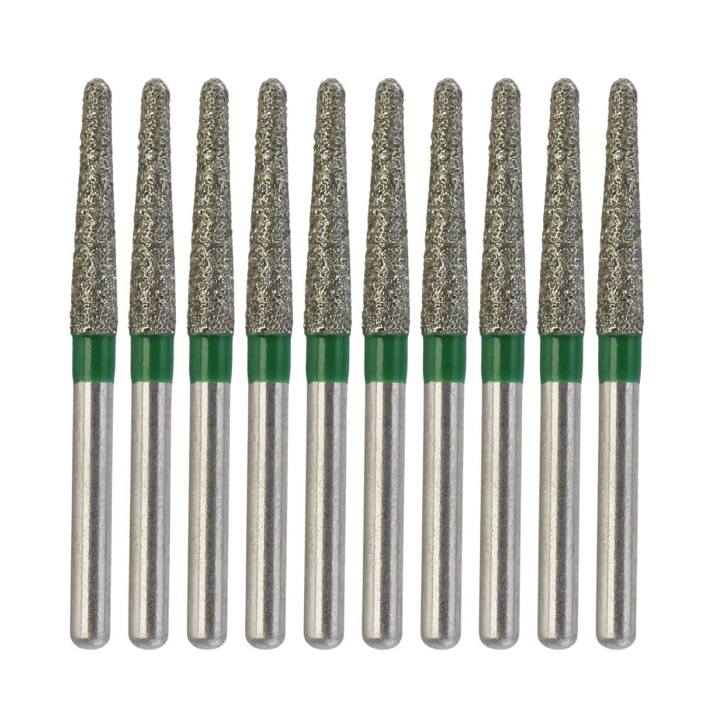 197-014C Round End Cone/taper Diamond Bur FG Coarse grit