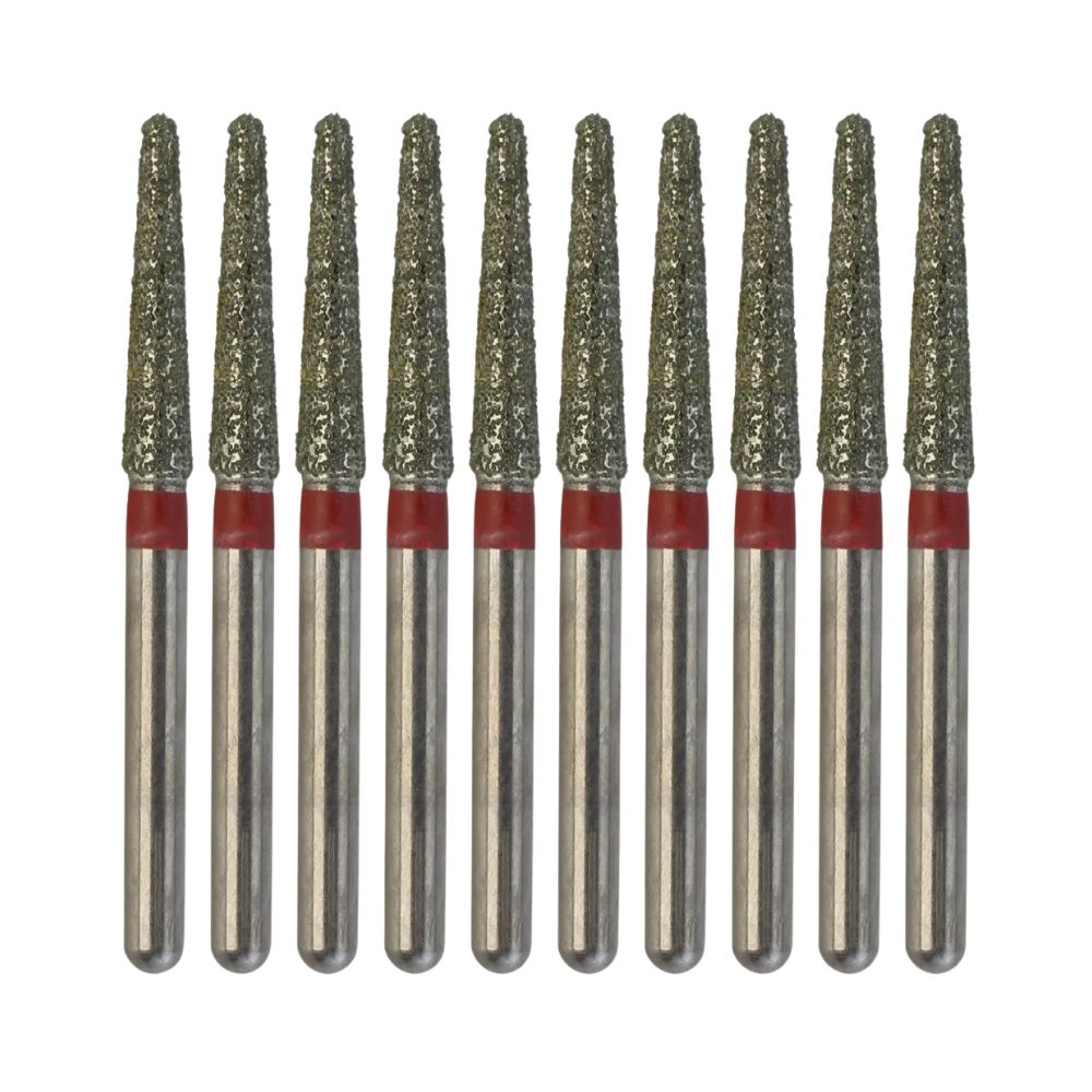 199-018F Round End Cone/taper Diamond Bur FG Fine grit