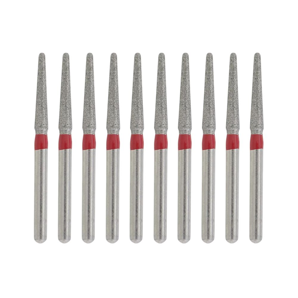 199-022F Round End Cone/taper Diamond Bur FG Fine grit