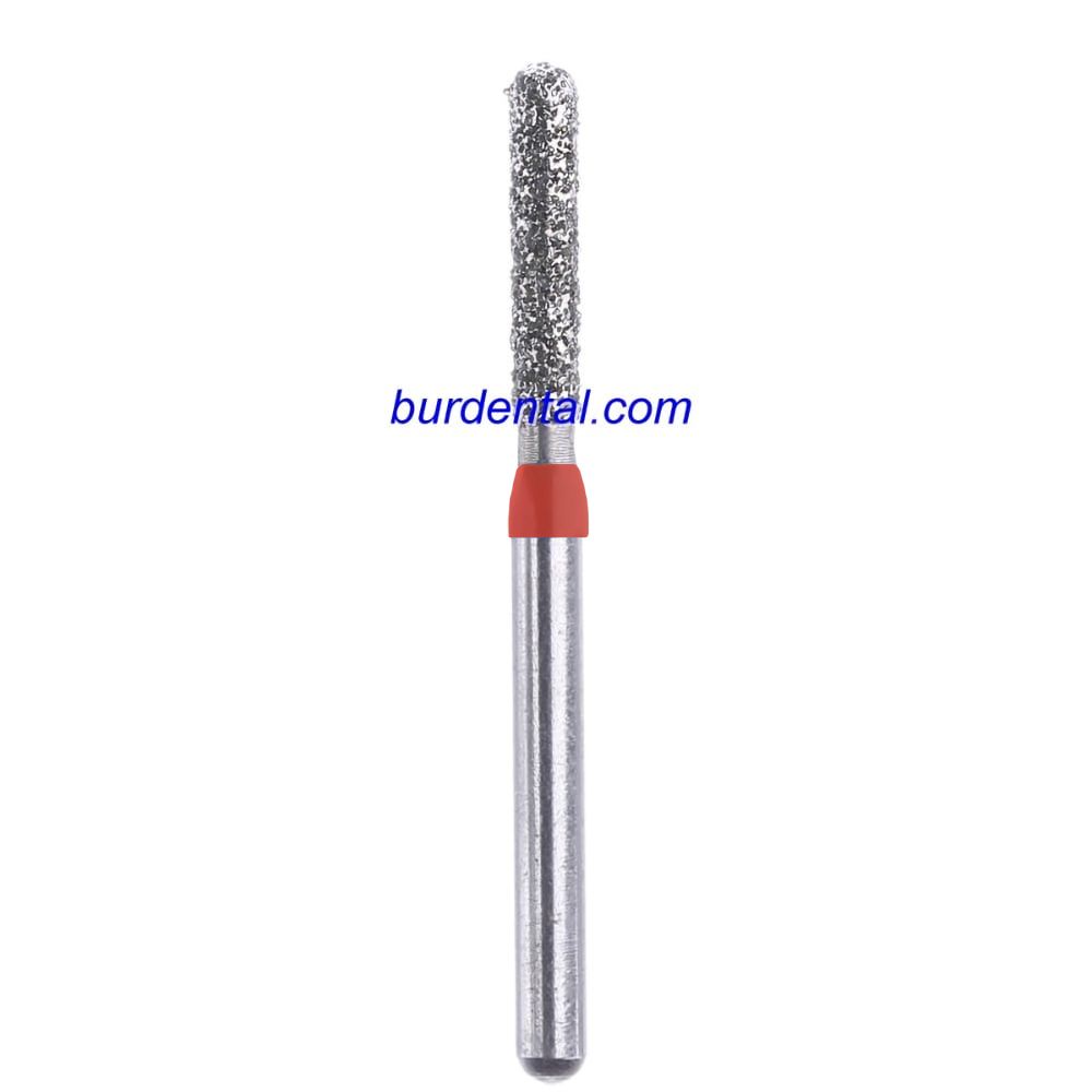 139-012F Round End Cylinder Diamond Bur FG Fine grit