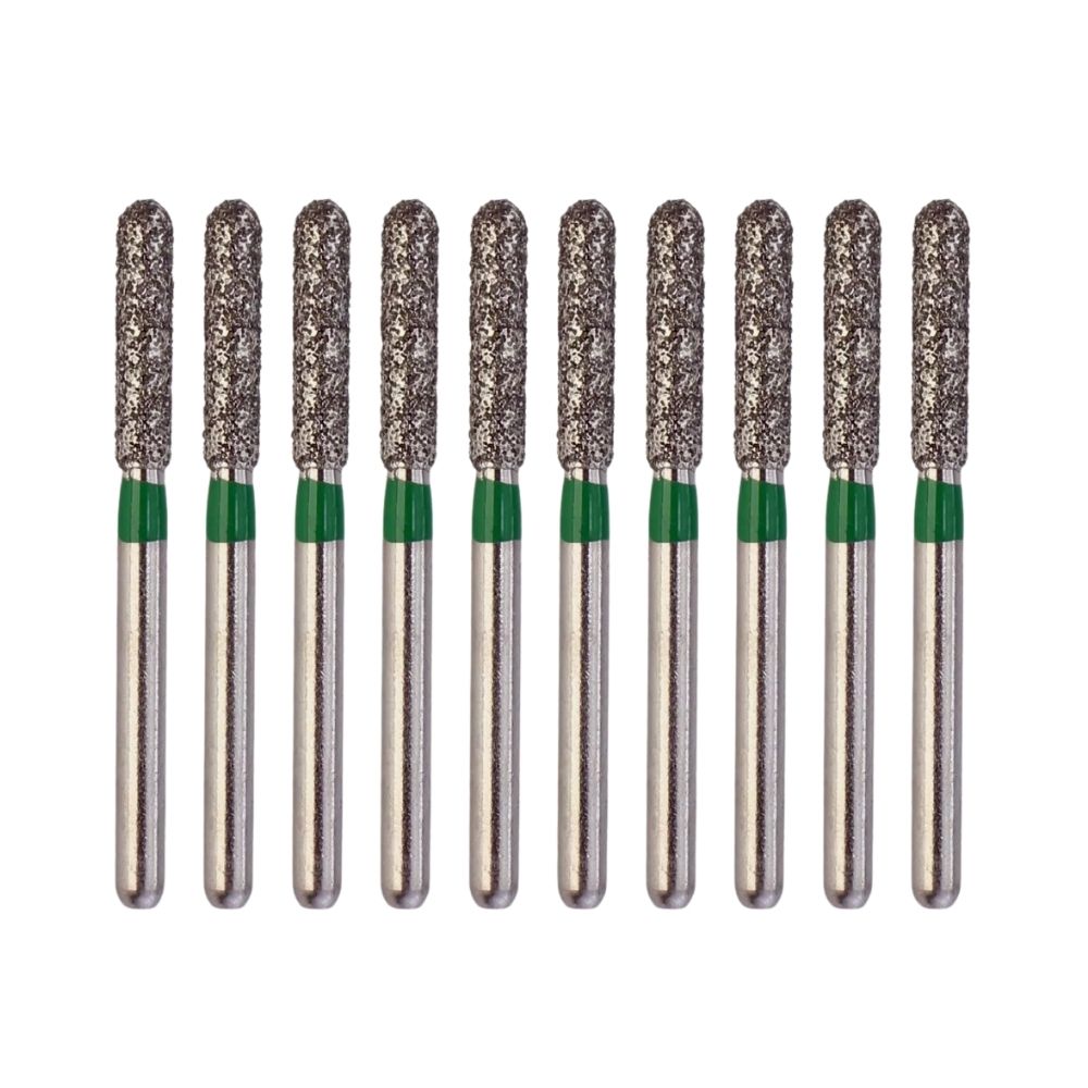 142-014C Round End Cylinder Diamond Bur FG Coarse grit