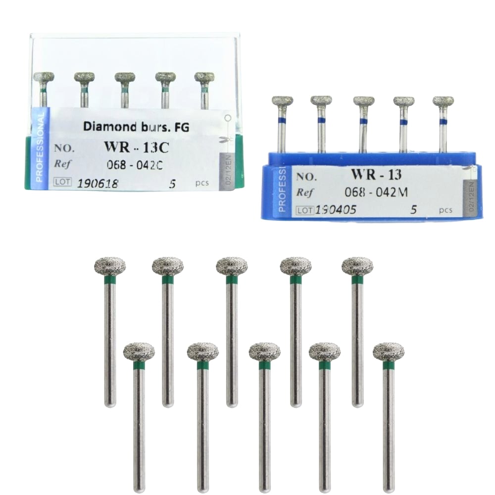 055-045M Wheel Diamond Bur FG Medium grit