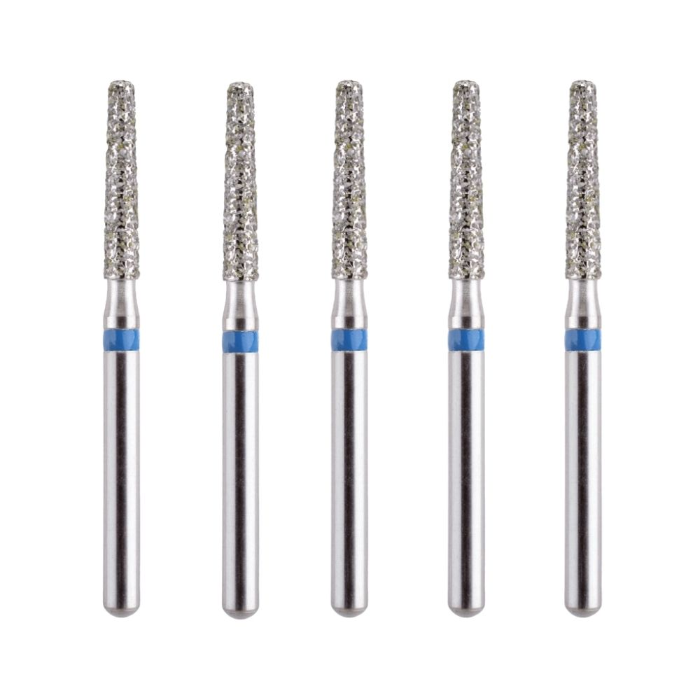 553-018M Taper Round Edge Diamond Bur FG Medium grit