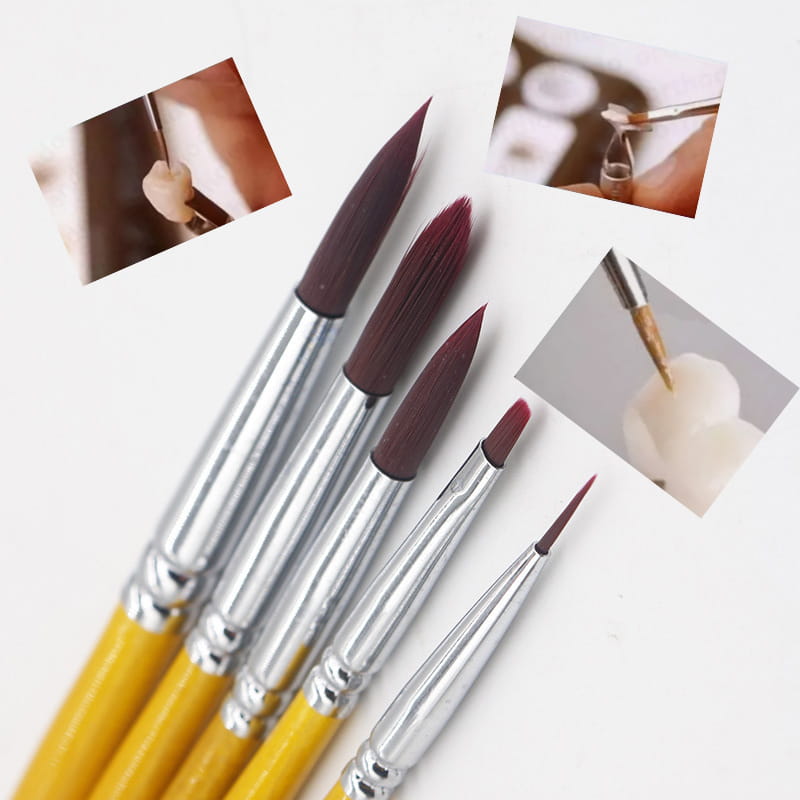 Dental Porcelain Brushes for Laboratories