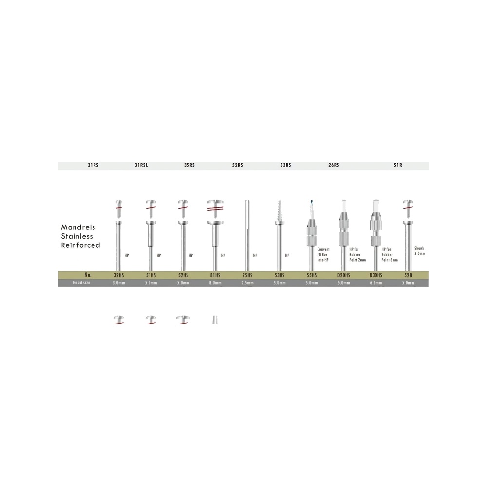 D30HS Dental Mandrel