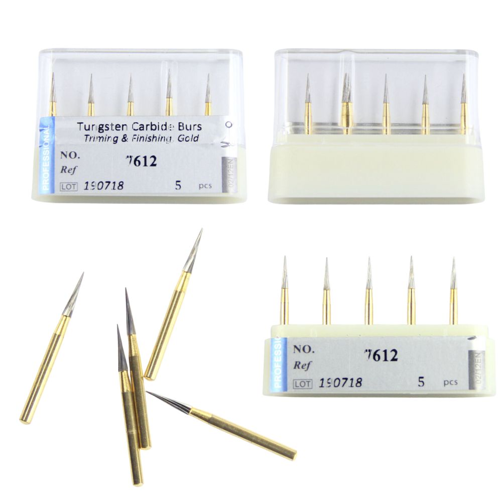 7612 Taper Pointed Trimming and Finishing Carbide Bur FG