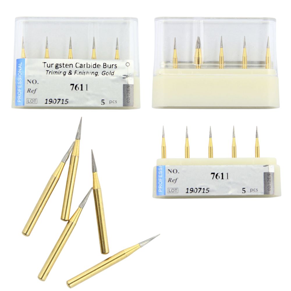 F7611 Taper Pointed Trimming and Finishing Carbide Bur Economical FG