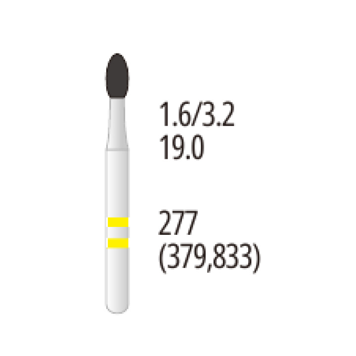 Z277-016EF Egg Zirconia Diamond Bur FG Extra-Fine grit