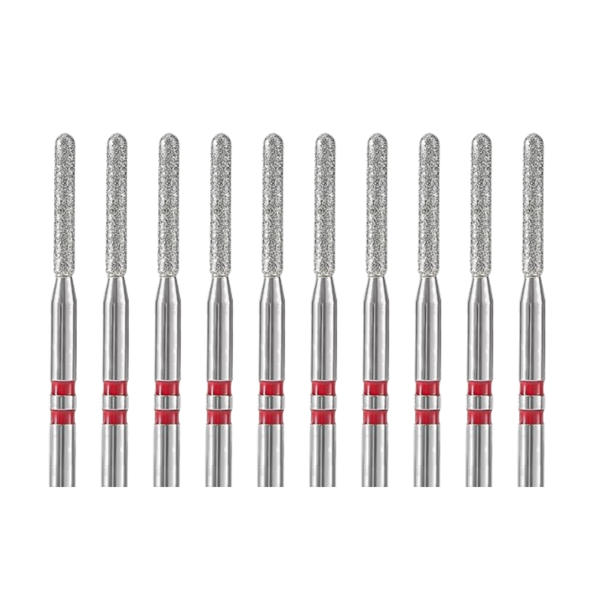 Z141-012F Round-End Cylinder Zirconia Diamond Bur FG Fine grit