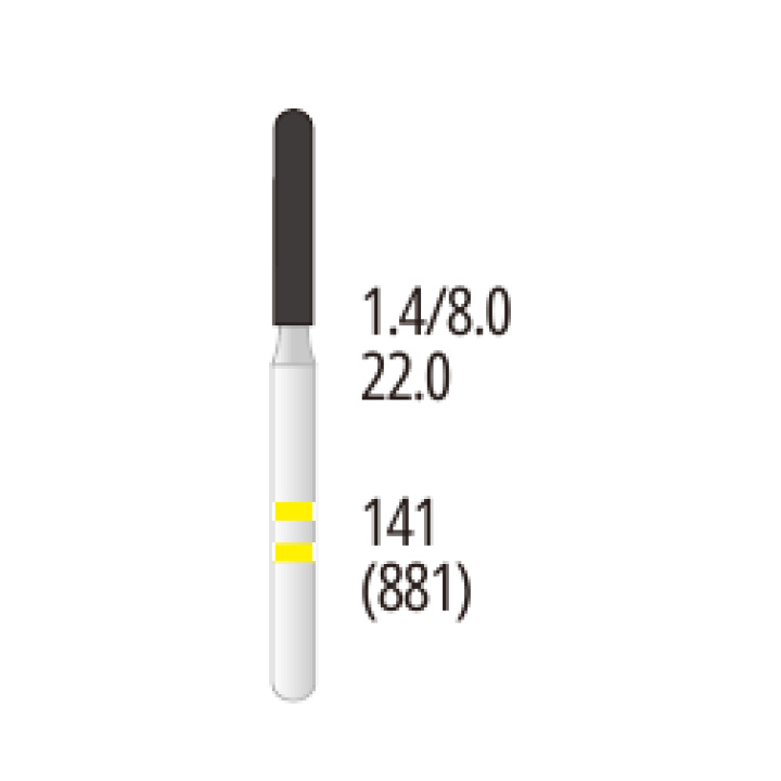 Z141-014EF Zirconia Diamond Bur FG Extra-Fine grit