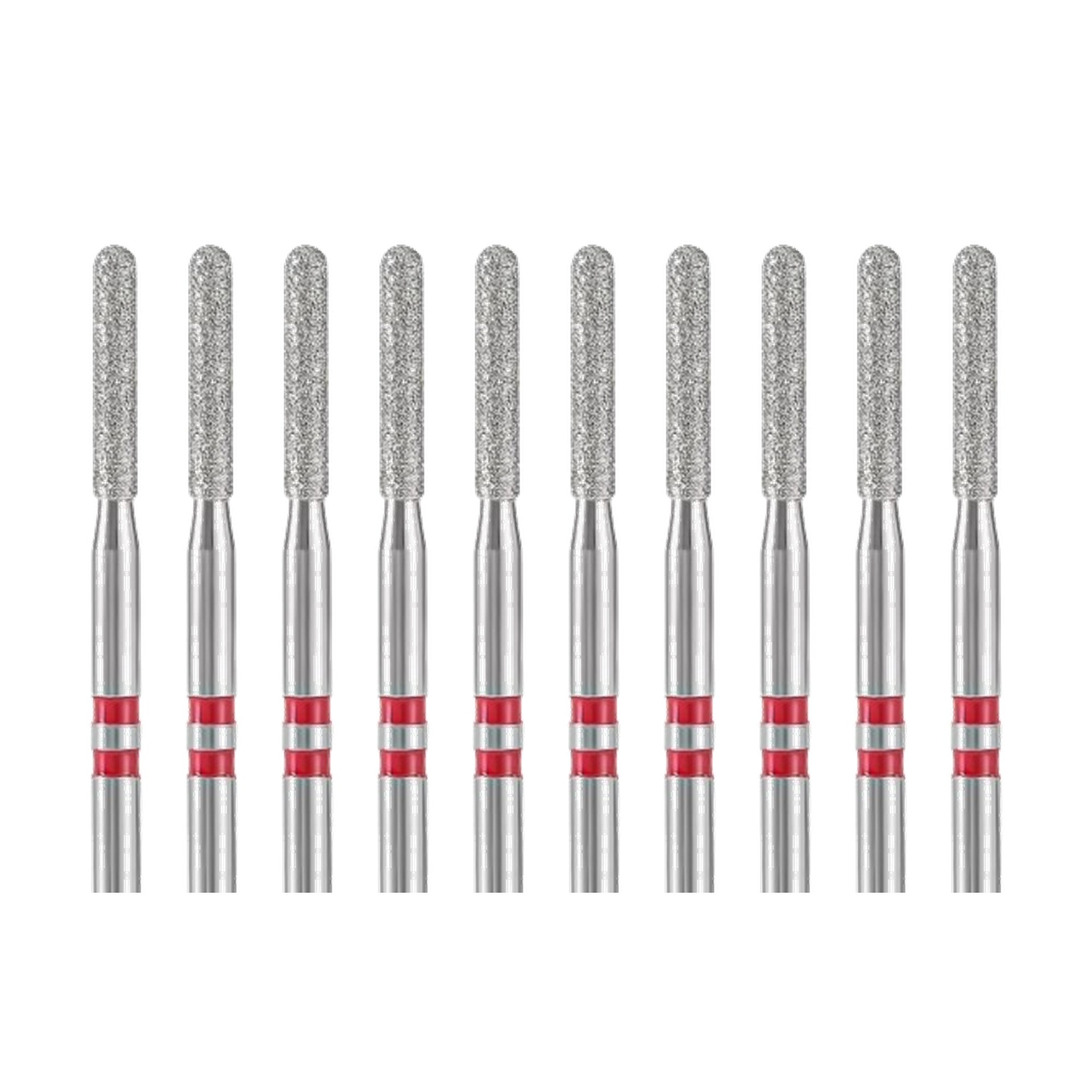 Z141-014F Round-End Cylinder Zirconia Diamond Bur FG Fine grit