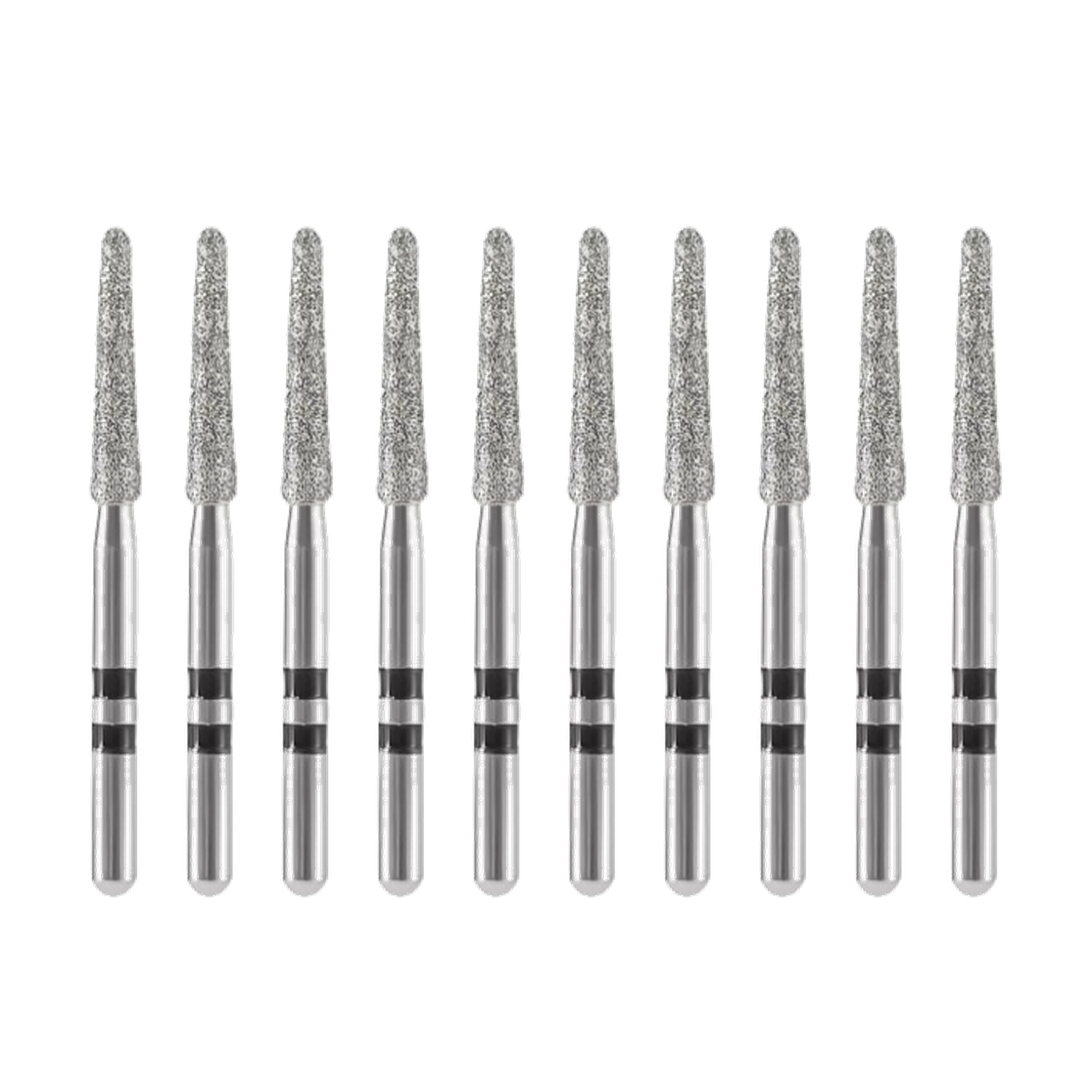 Z199-022S Round-End Taper Zirconia Diamond Bur FG Coarse grit