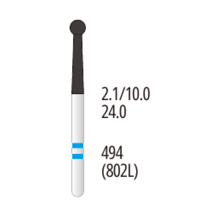 Z494-021M Wheel Zirconia Diamond Bur FG Medium grit