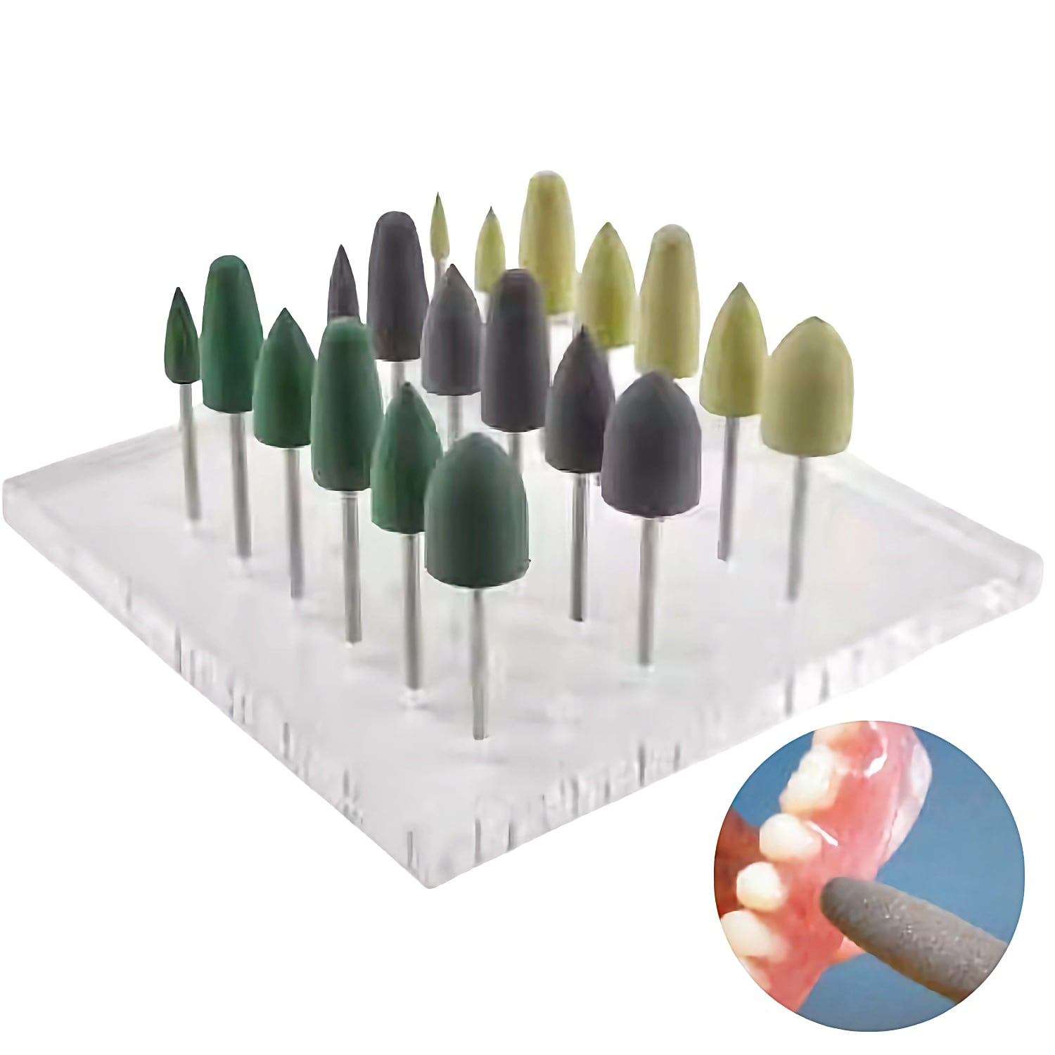 Silicon Polishing Burs for Composites, Resins HP Low Speed Lab Laboratory Burs for Wholesale