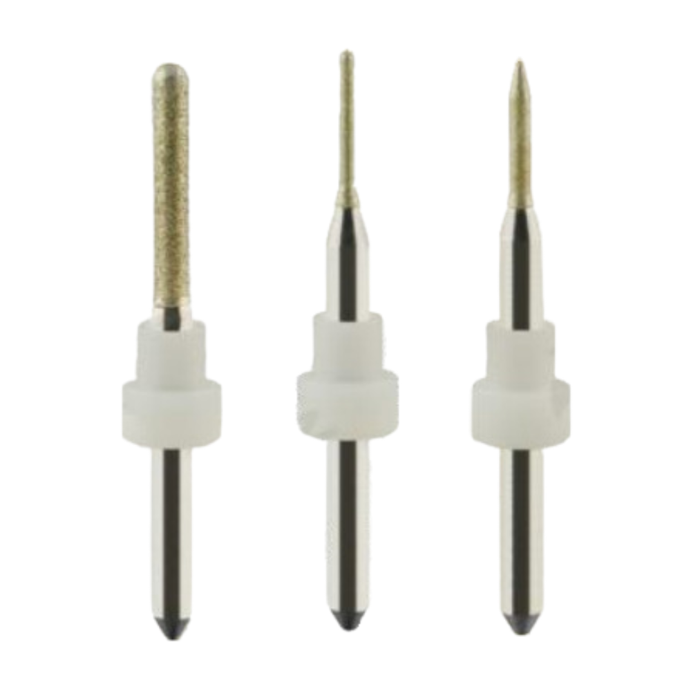 CAD CAM Milling Burs for Lithium Disilicate With Diamond Coating for Roland 00 Laboratory Burs for Wholesale