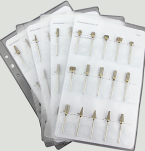 Samples Collection Wallet For HP Fully Sintered Diamond Burs 115 Specifications
