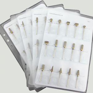 Samples Collection Wallet For HP Fully Sintered Diamond Burs