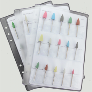 Samples Collection Wallet For HP Polishing Burs, Mandrels